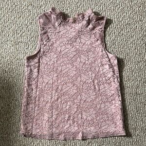 CABLE &GAUGE Lace CAMISOLE - Light Pink